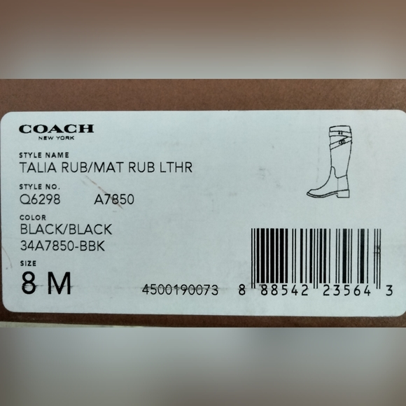 Coach Talia Rub/Mat Rub Leather 8m - Picture 2 of 16